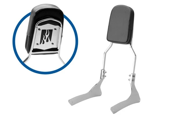 Almohadilla de asiento de pasajero con respaldo de barra Sissy para Suzuki VL1500 2000-2004 Intruder Foto 1 de 1