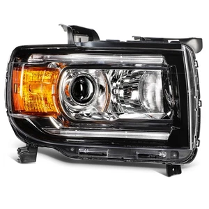 Right Passenger RH Side Black Headlight Assembly For 2015-2022 GMC Canyon - Picture 1 of 10