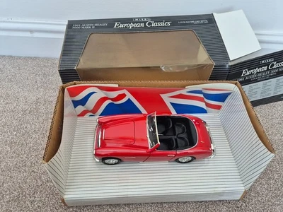 1/18 ERTL EUROPEAN CLASSIC 1961 AUSTIN HEALEY 3000 MARK II DIECAST CAR 7460 - Image 1 of 4
