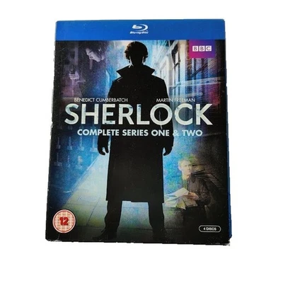 Sherlock  Complete Series 1 & 2 Blu-ray All Region Mystery Detective BBC 2012 - Image 1 of 4