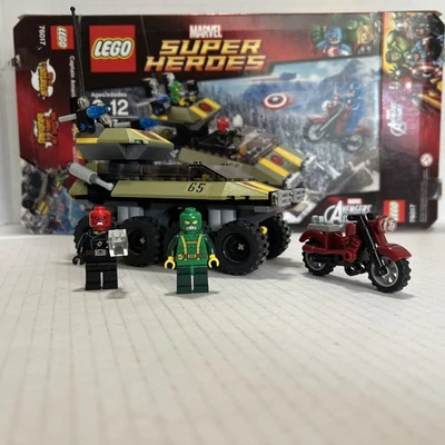 LEGO Marvel Super 76017 Heroes Capitán América vs. Hydra casi completo con CAJA Foto 1 de 4