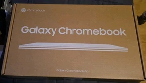 NEW & SEALED Samsung Galaxy Chromebook Go 14" Silver 64GB eMMC, 4GB RAM, INTEL - Picture 1 of 4