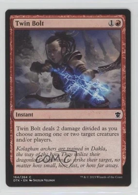Twin Bolt Magic: Dragons of Tarkir DTK #164 - Image 1 of 2