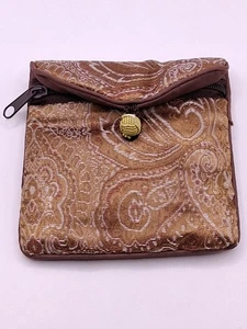 Barbara Bixby Jewelry Zipped Pouch Empty Square Rectangle - Only - Picture 1 of 5