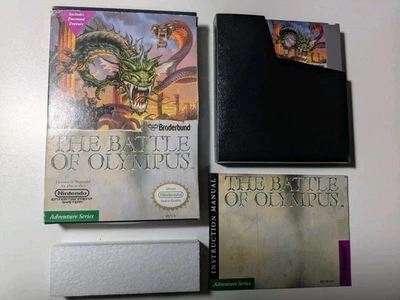 The Battle of Olympus (Nintendo NES) CIB Complete With Manual And Foam - Image 1 of 4