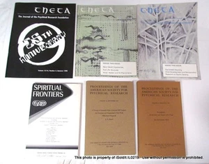 LOT 6 PSYCHICAL RESEARCH JOURNALS PROCEEDINGS 1972-1986 PARAPSYCHOLOGY PSYCHIC - Picture 1 of 6