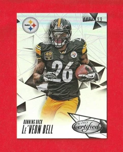 Espejo Le'Veon Bell 2015 certificado Panini plateado #d 446/499 Steelers - Imagen 1 de 2
