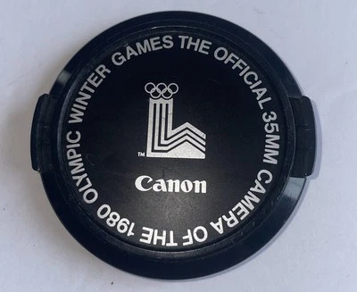 Canon FD 52mm 1980 Official 35mm Winter Olympic Games lens cap - Image 1 of 2