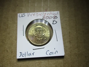 Gold Toned Dollar Coin. Martin Van Buren, 2008-D United States - Picture 1 of 2