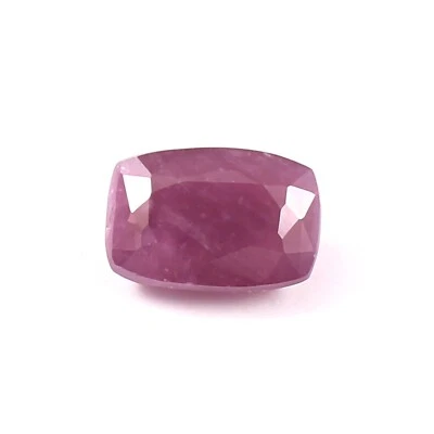4.80 Ct 100% Natural Mozambique Red Ruby Unheated Cushion Cut Loose Gemstone - Image 1 of 4