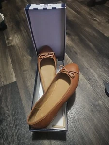 Damen Crown & Ivy Brandy Größe 8 breit, flach - Bild 1 von 6