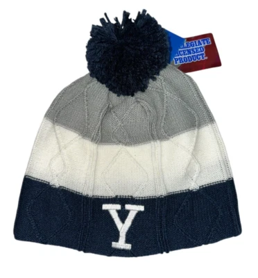 BYU Pumas Pom Balltop Suéter Sin Pumas Invierno Tejido Gorro Sombrero Nuevo con Etiquetas Foto 1 de 2