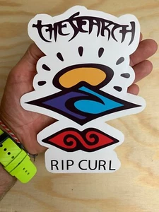 Rip Curl The Search Surfboard Skate Snowboard Surf Sticker Decal - Picture 1 of 3