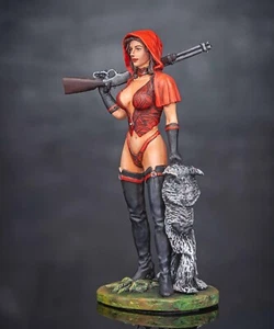 ⭐️Pin Up Series Red hat Hand Miniature Resin figure 80 mm 1/24⭐️ - Picture 1 of 12