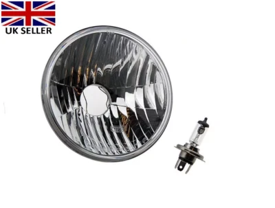 MX5 7" Round Crystal Clear Headlight Headlamp Mazda MX-5 Eunos Mk1 RHD 1989 1998 - image 1 of 4