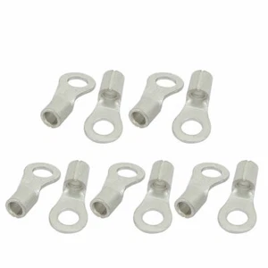 A● 10Pcs RNB5.5-5 Bare Ring Tongue Type Non Insulated Terminals for AWG12-10Wire - Imagen 1 de 4