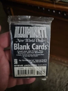 INWO Illuminati New World Order CCG Blank Cards Booster Pack Neu Sealed - Bild 1 von 4
