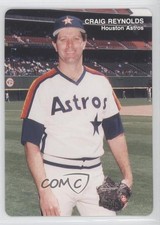 1988 Mother's Cookies Houston Astros Stadium Giveaway Craig Reynolds #19