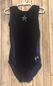 Elite Sportswear Velours royalblau Trikot Nieten Stern Mädchen Large - Bild 1 von 3