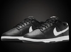 Nike Dunk Low GS Black Panda Womens US 5.5-7.5 Athletic Shoes Sneakers NEW ❤️ - Picture 1 of 7