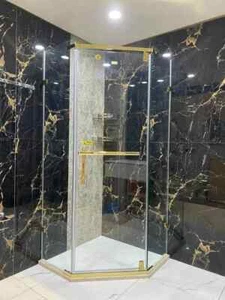 Pannelli plexiglass effetto marmo per Box doccia/Rivestimento bagno moderno - Imagen 1 de 8