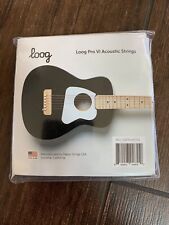 Cuerdas De Guitarra Acústica Loog Pro VI para niños y principiantes de reemplazo for sale