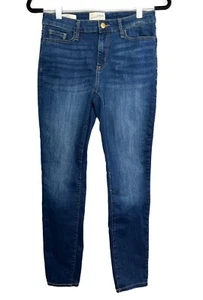 Universal Thread Size 4 Mid Rise Skinny Jeans - Dark Wash - Terrific Condition - Picture 1 of 5