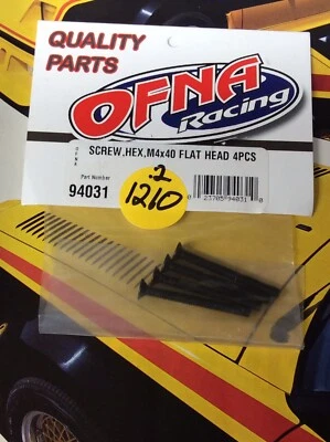 OFNA 94031 Hex Flat Head Screws: {M4x40x4pc} NewInPack USA Shipped - Image 1 of 3