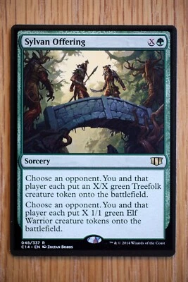 Sylvan Offering / Commander 2014 *Unplayed NM* (English Magic Gathering MTG) - Image 1 of 2