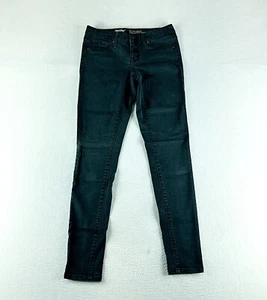 Mossimo Womens Jegging Pants Black Tag Size 0 (27x28) Mid Rise Skinny Stretch - Picture 1 of 12