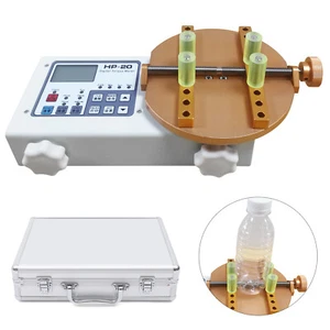 HP-20 Tester Digital Cap Torque Meter Bottle Cap Torque Tester 6.30inch Plate US - Bild 1 von 12