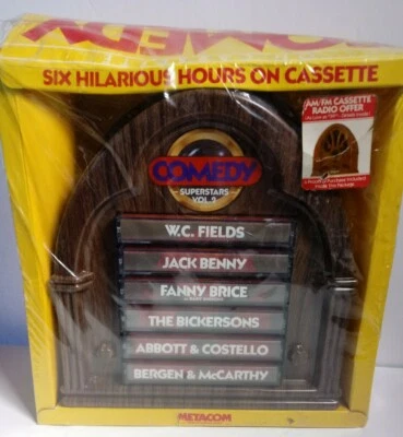 Metacom Comedy Superstars Vol 2 On Cassette Tapes With Case Jack Benny Vintage — 第 1/4 张图片