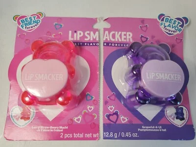 Combo Lip Smacker Best Flavor Forever Fresa/Uva. Pack 2 Foto 1 de 2