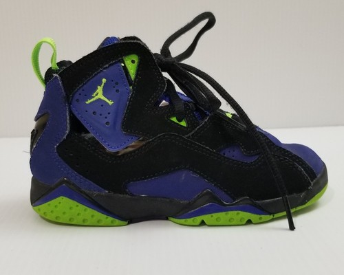 Sneakers Jordan True Flight NBA scarpe da basket blu 343796 scuola materna taglia 11C