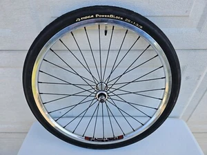 20 X 1-3/8 Front BMX Wheel Redline Hub Sun ICI Polished Rim Tioga Power Block - Picture 1 of 18