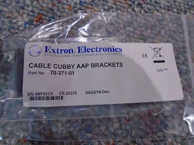 EXTRON CABLE CUBBY AAP Brackets 70-271-01 - Image 1 of 2