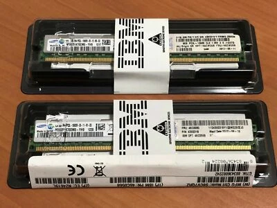 NEW SAMSUNG IBM 16GB (2X8GB) 2RX4 PC3-10600 MEMORY 46C0568 46C0580 43X5318 - Image 1 of 4