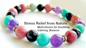 Anxiety Relief Bracelet Healing Chakra Reiki Anxiety Relief Intention Bracelet - Picture 1 of 2