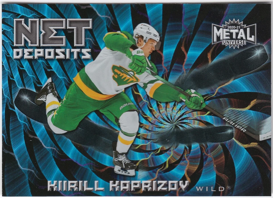 2020-21 UD Skybox Metal Universe Net Deposits KIRILL KAPRIZOV #ND-1 Minnesota RC - Image 1 of 1