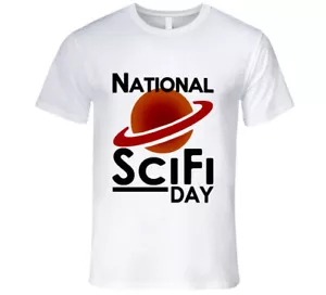 National SciFi Day Spaß Science Fiction Feier T-Shirt - Bild 1 von 3