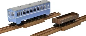 Tomytec Diesel Railcar Wagon Set Narrow Gauge 80 Tomibetsu Aozora New - Picture 1 of 1