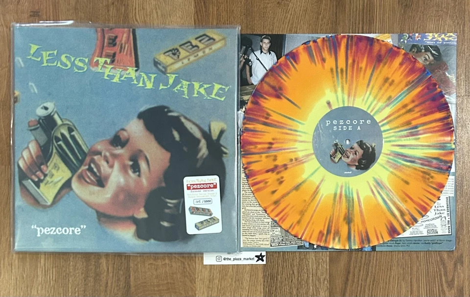 Less Than Jake - Pezcore SPLATTER #105/1000 vinyl LP record - Image 1 of 1
