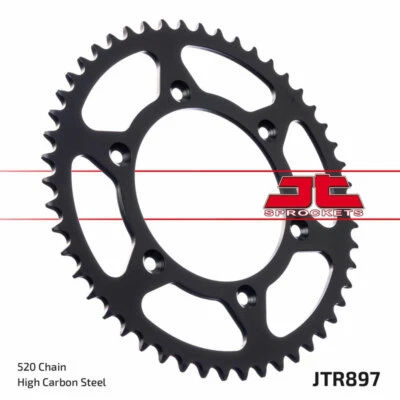 JT Rear Sprocket JTR897 52 Teeth fits KTM 250 EXC-F Six Days 2014 - 2020 2021 - Image 1 of 2