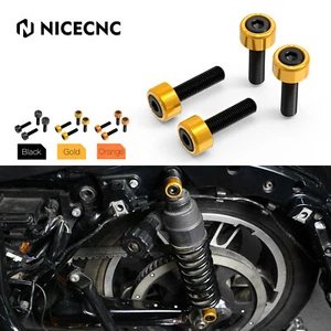 Shock Suspension Screw Kit Cap For Harley Road King FLHR 94-2023 EFI FLHRI 94-06 - Picture 1 of 18