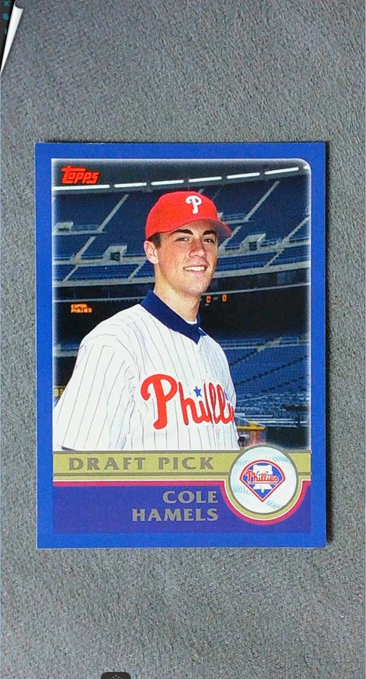 2010 Topps Cards Your Mom Threw Out #CMT-110 Cole Hamels Phillies - Image 1 of 1