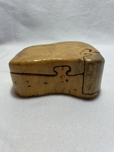 Vintage Don Rupard 1989 signierte Wurzelholz Puzzle Box - 6 Teile. - Bild 1 von 10