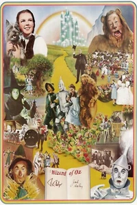 Tin Sign 8 x12 if Wizard Of Oz - Picture 1 of 1