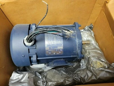 A6T34XB21D LEESON 3450RPM 56 EPFC 3PH MOTOR 3/4HP  111937.00 EXPLOSION PROOF NEW - Image 1 of 4