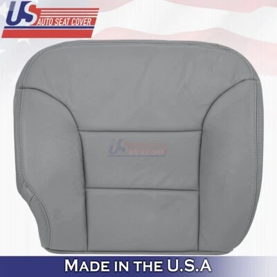 Cubierta de asiento inferior de cuero gris para pasajero de segunda fila para GMC Yukon 1995 a 1999 Foto 1 de 4