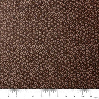 Dotted Packed Floral Burgundy Springs Fabric for Quilt, Craft, Sew | one yard - Image 1 of 2